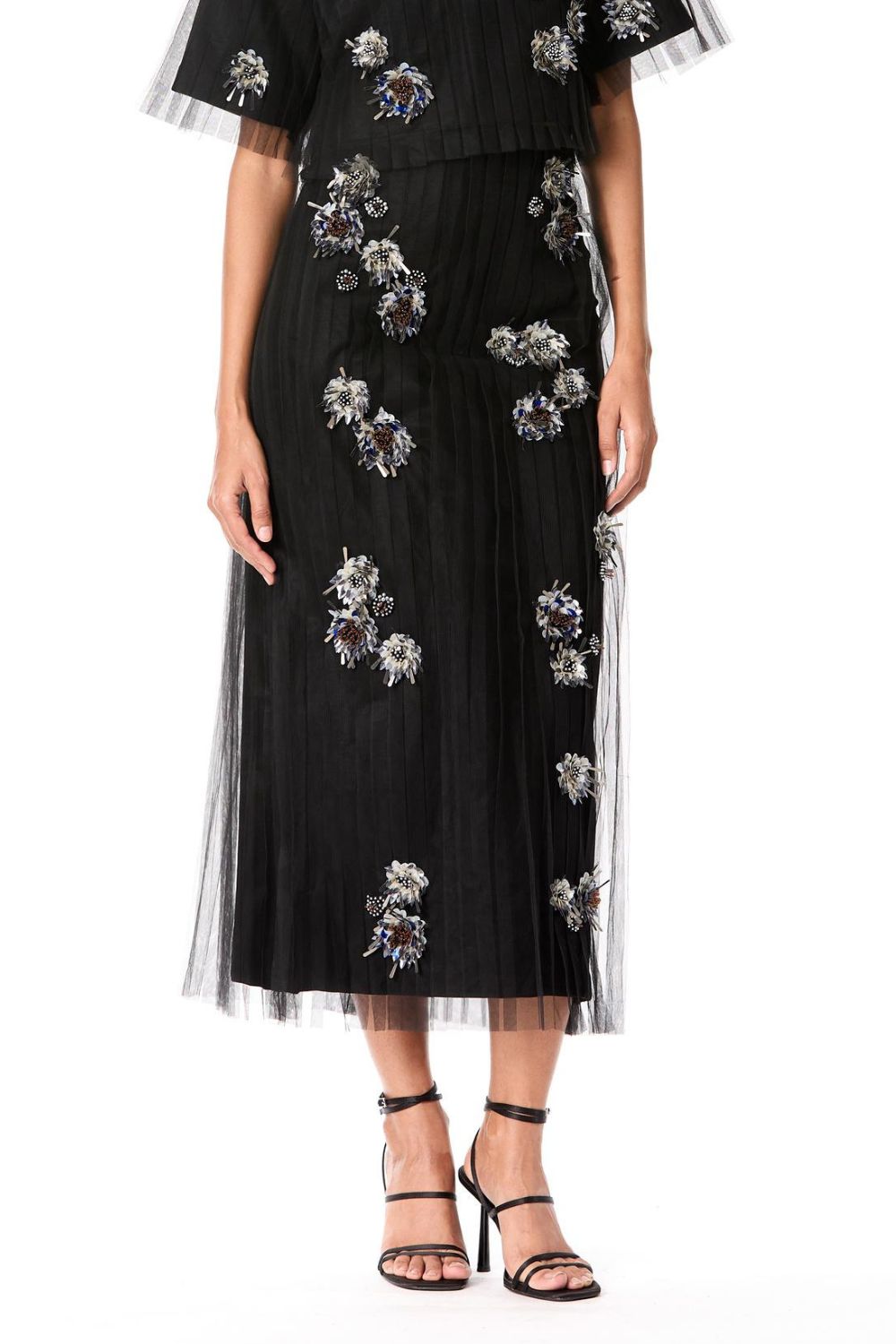 'RAVELLE' Embellished Skirt