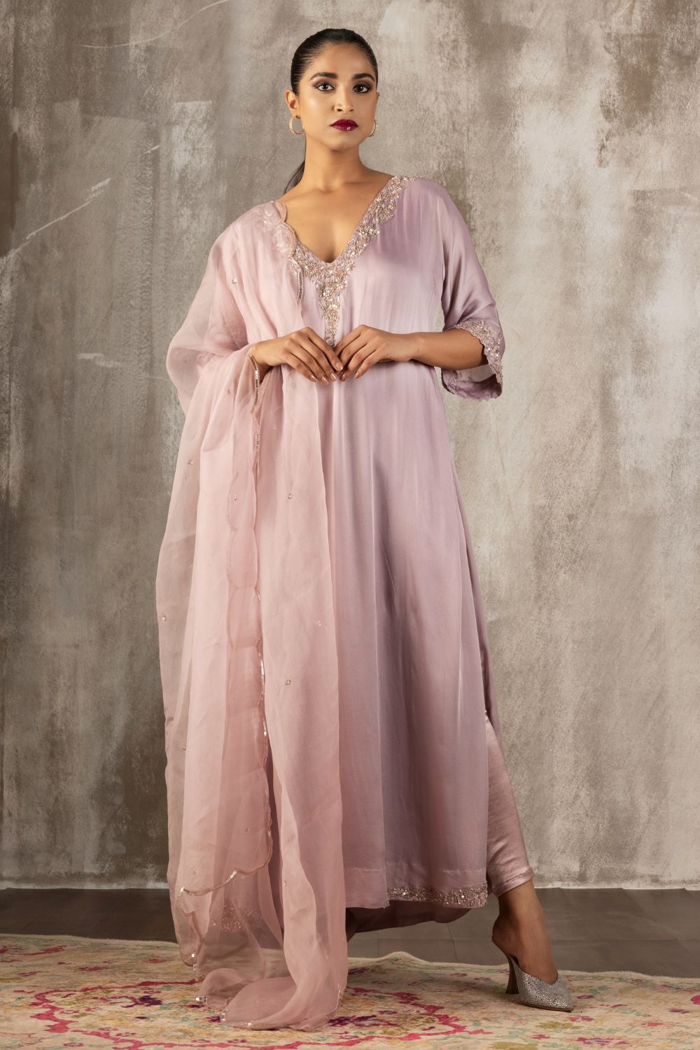 Lavender Kaftan Set