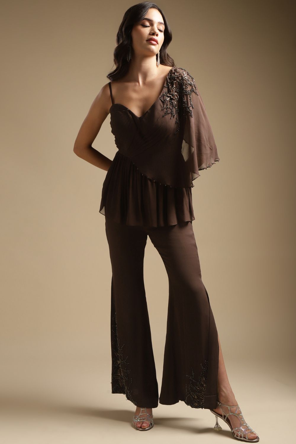 Twisted Peplum Co-ord Set