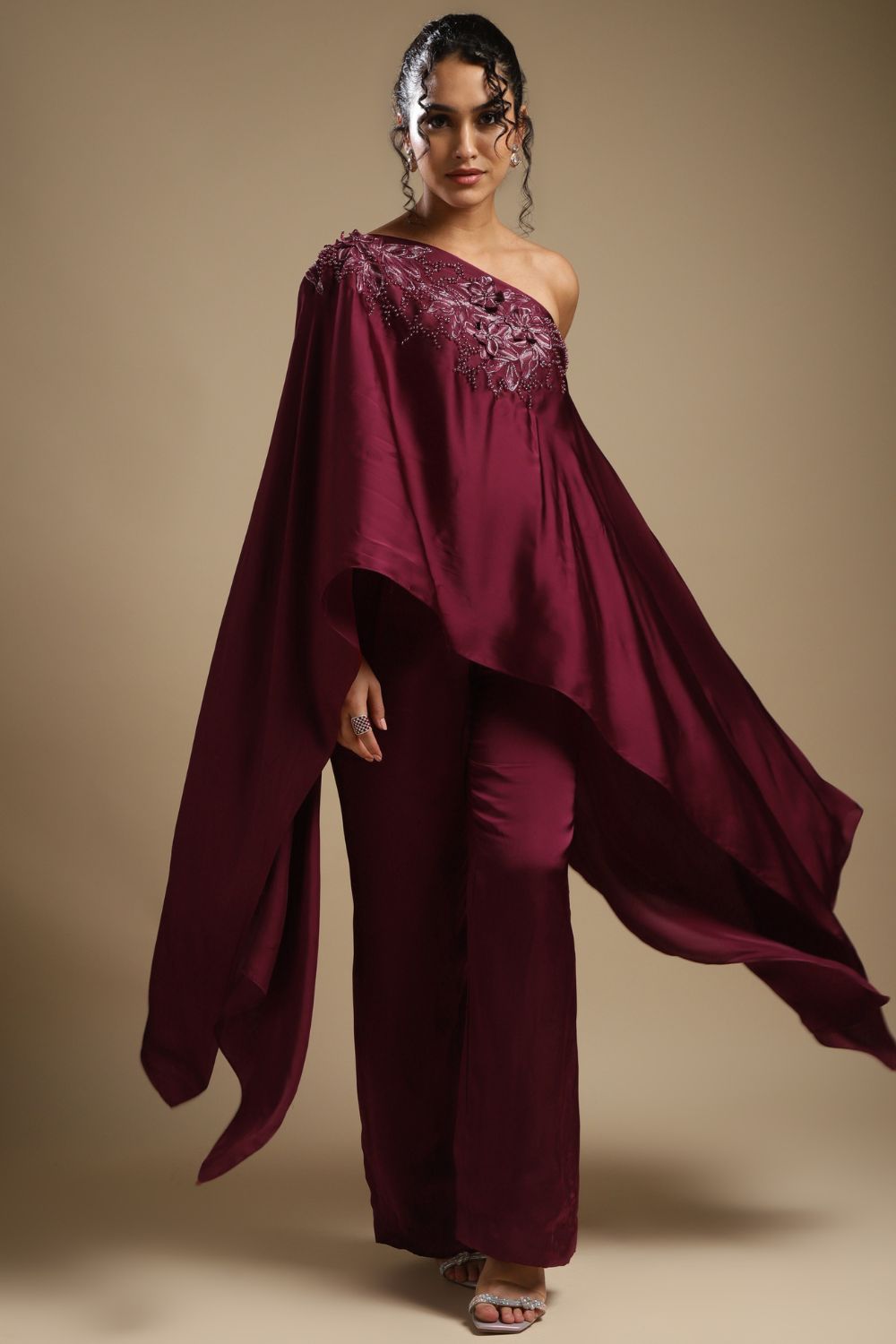 One-Shoulder Asymmetric Co-ord Set