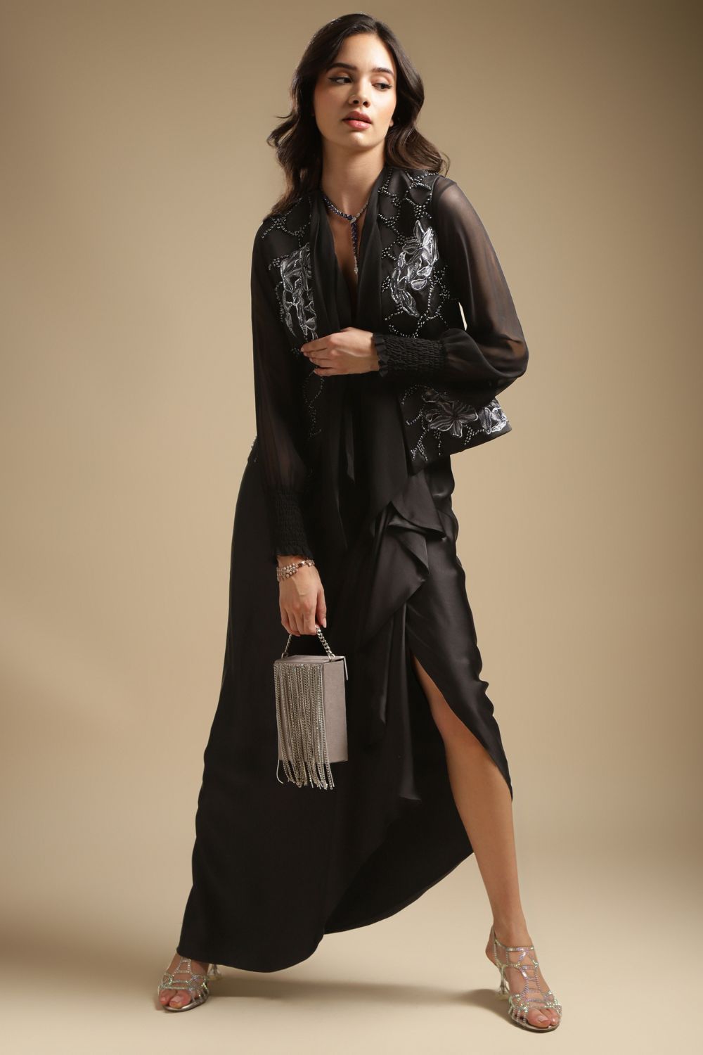 Peplum Jacket Set