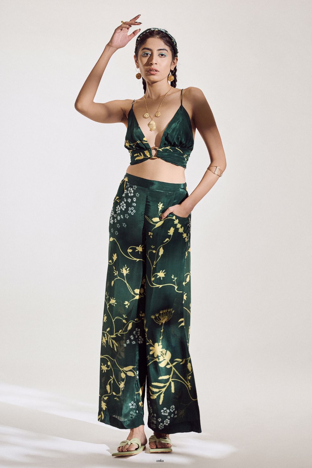 Basil Green Co-ord Set