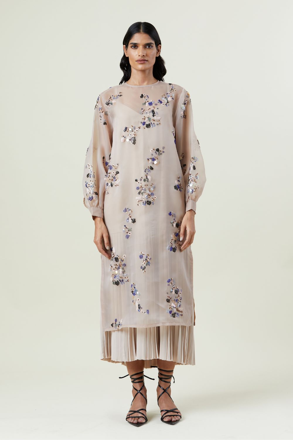'Zephyr' Embellished Dress