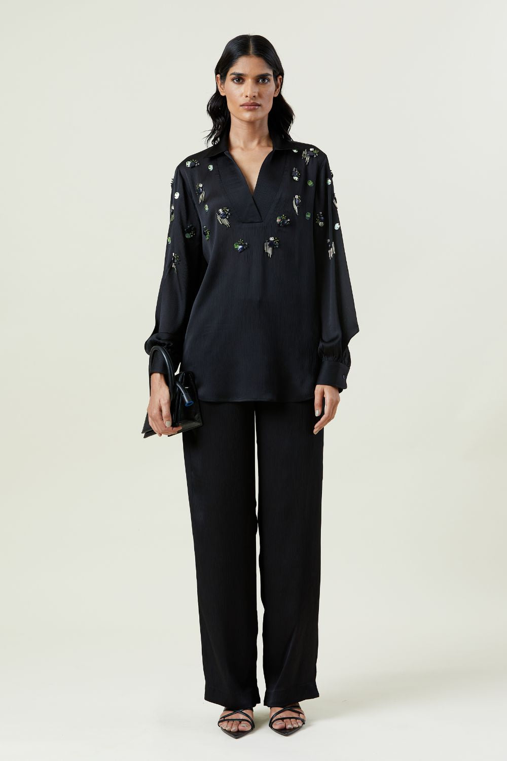'Beton Brut 2.0' Embellished Co-ordinated Set