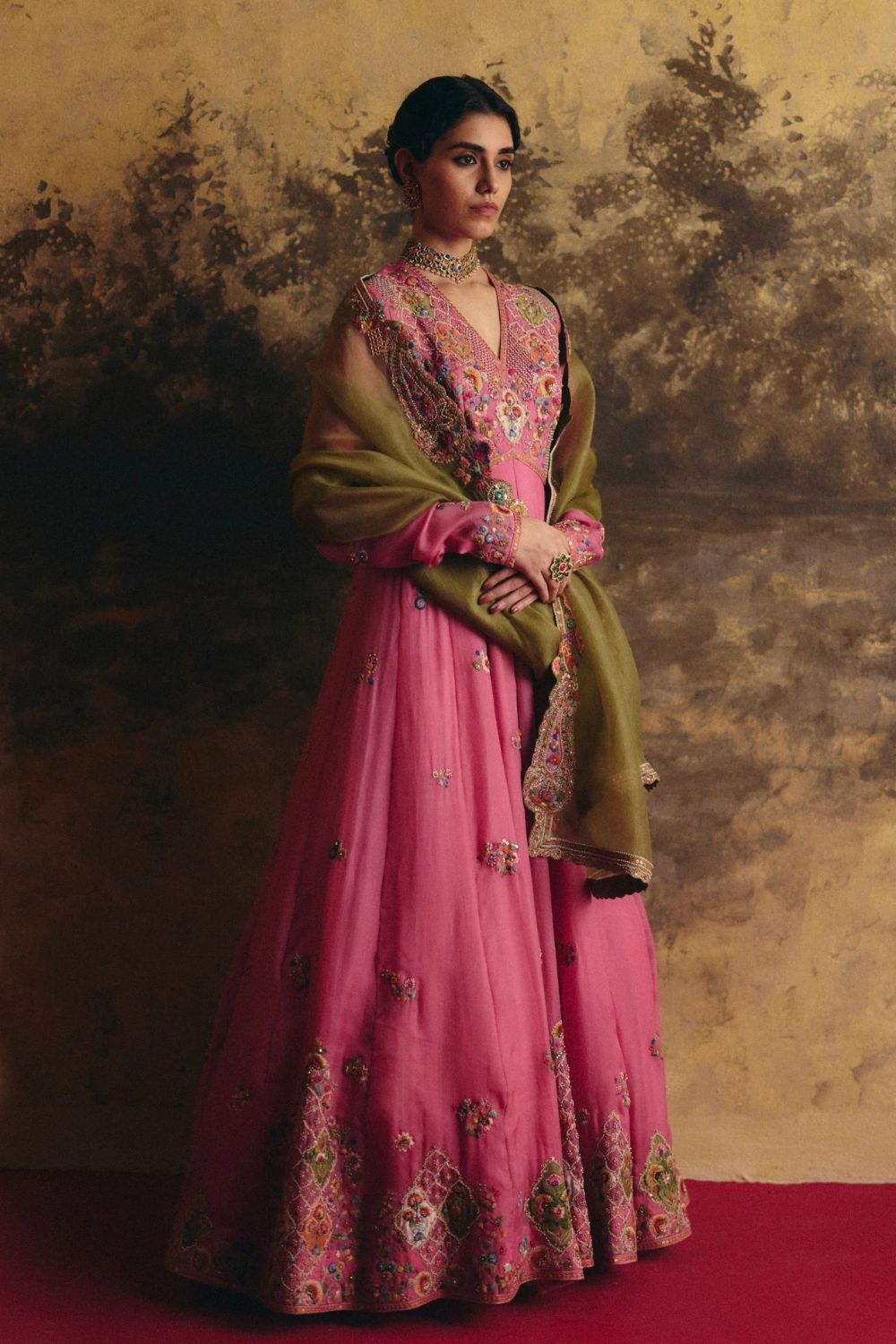 Kalidar with Dupatta