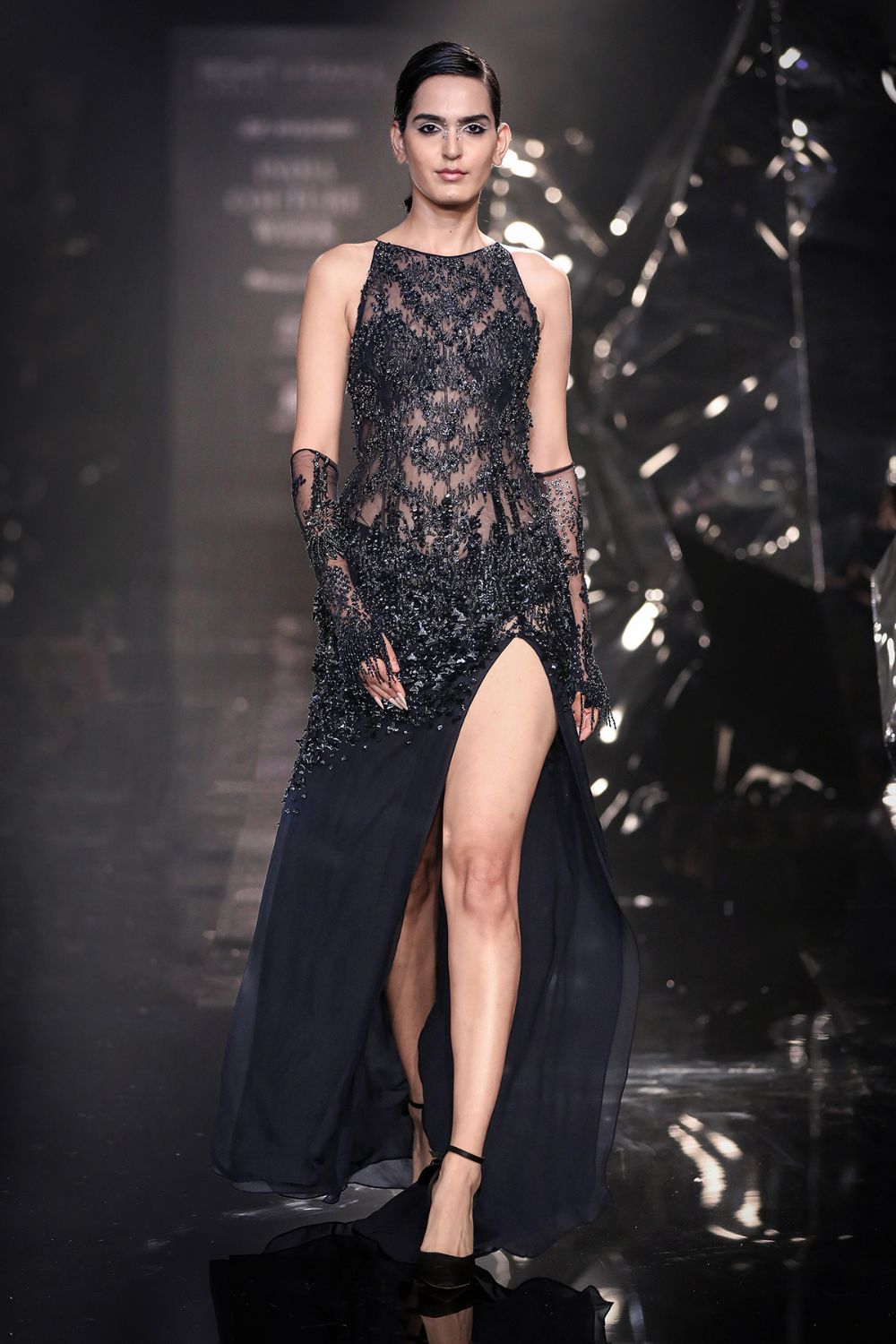 Dusk Halter Neck Gown