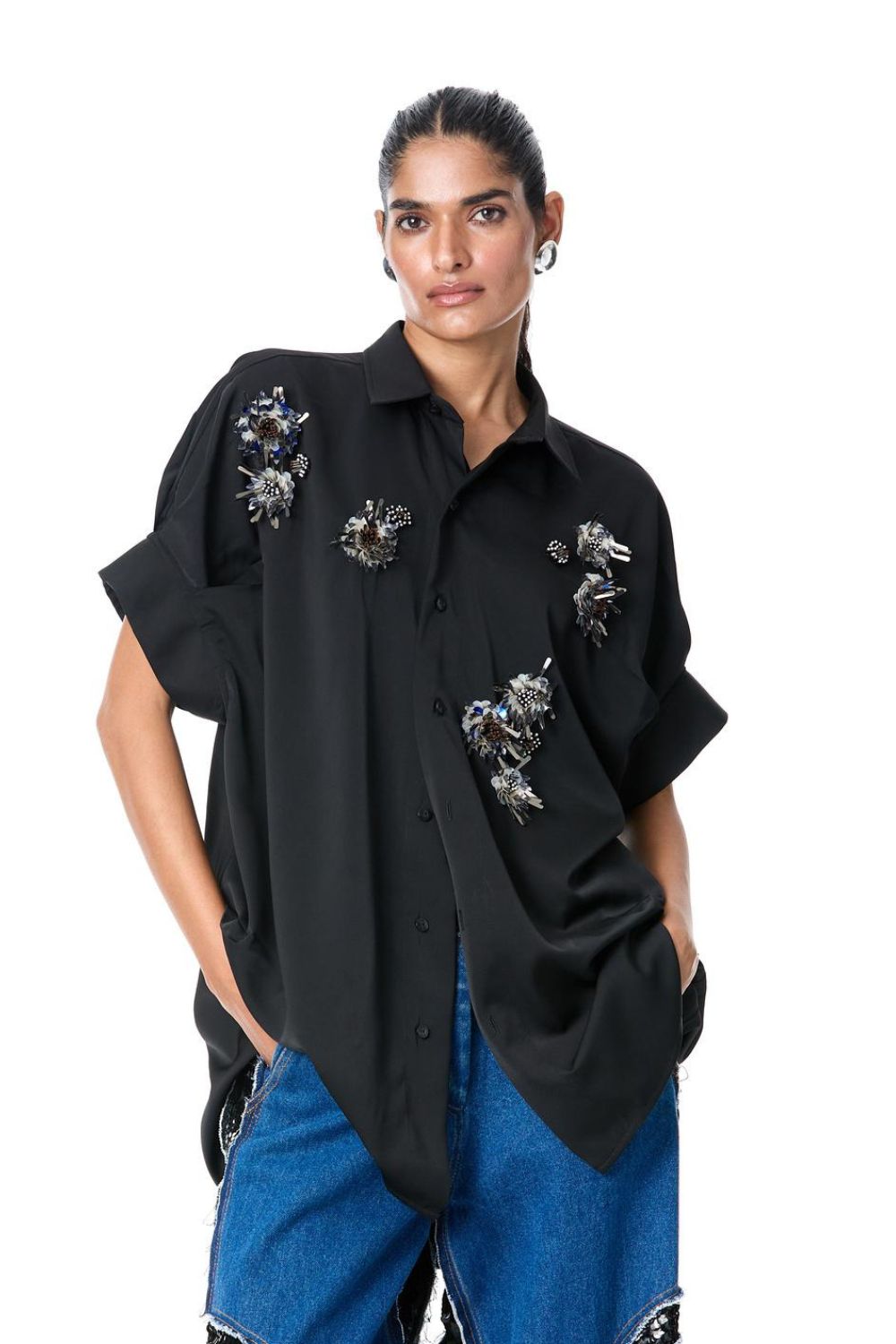'BRIAR' Embellished Shirt