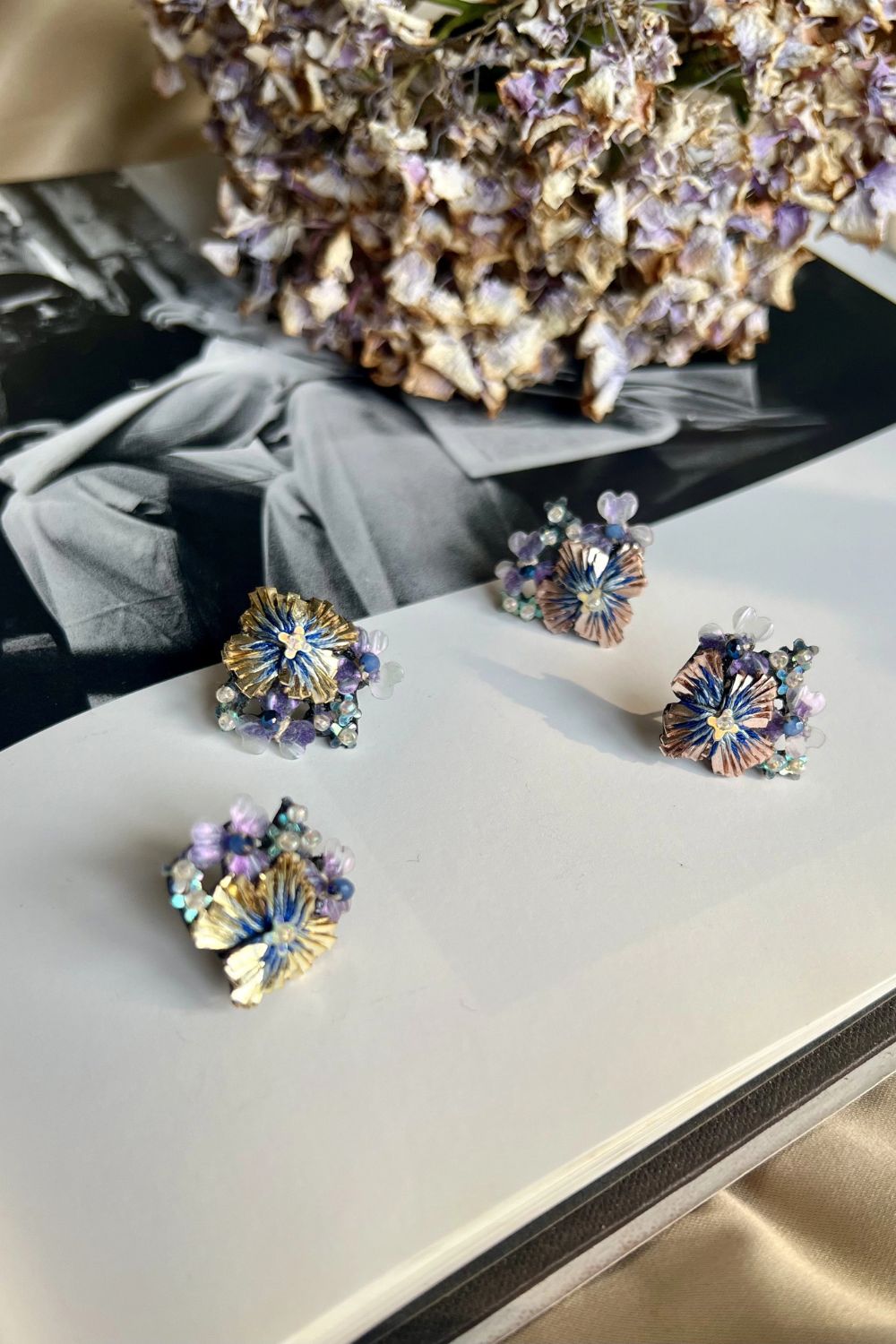 Hydrangea Mini Cluster Earring