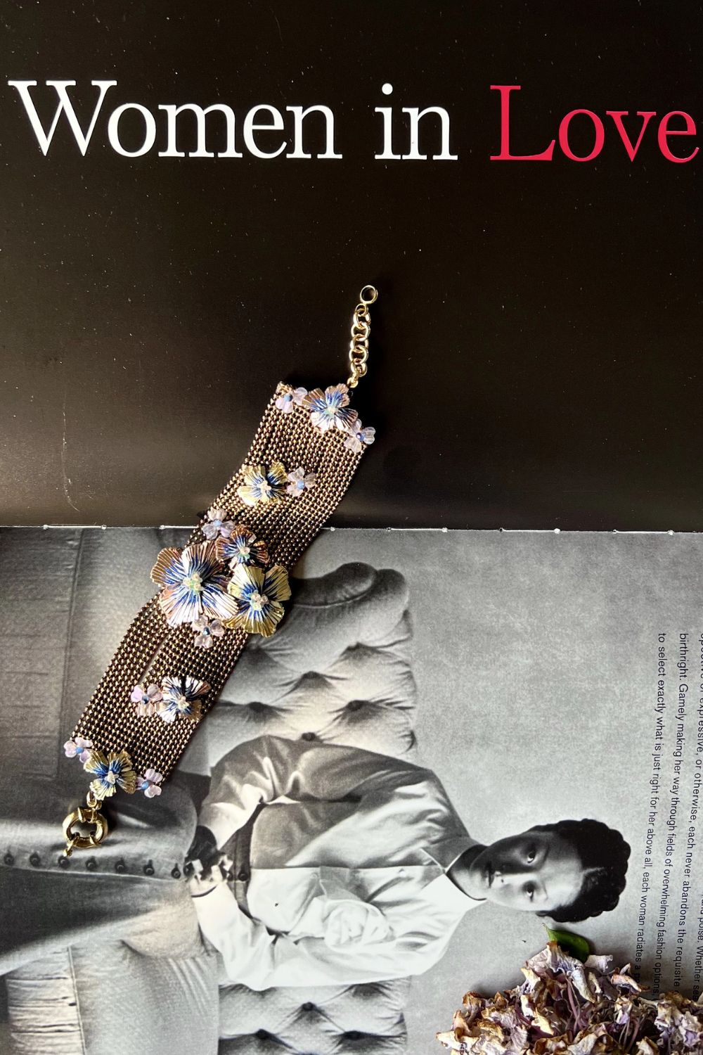 Hydrangea Cascade Bracelet