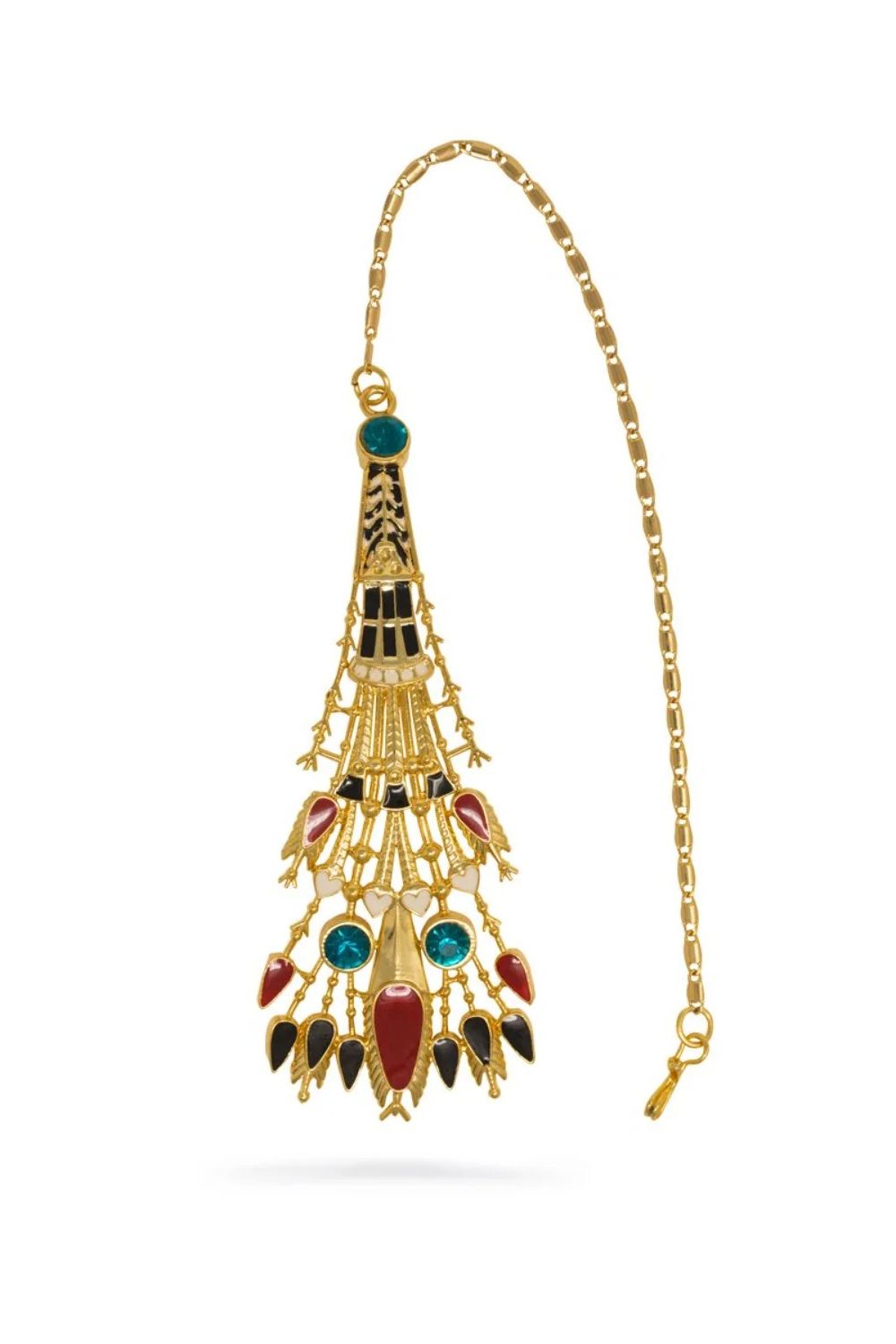 Red Allure Long Maangteeka