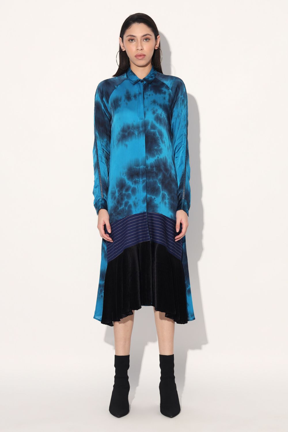 Tie Dye Shirt Dress