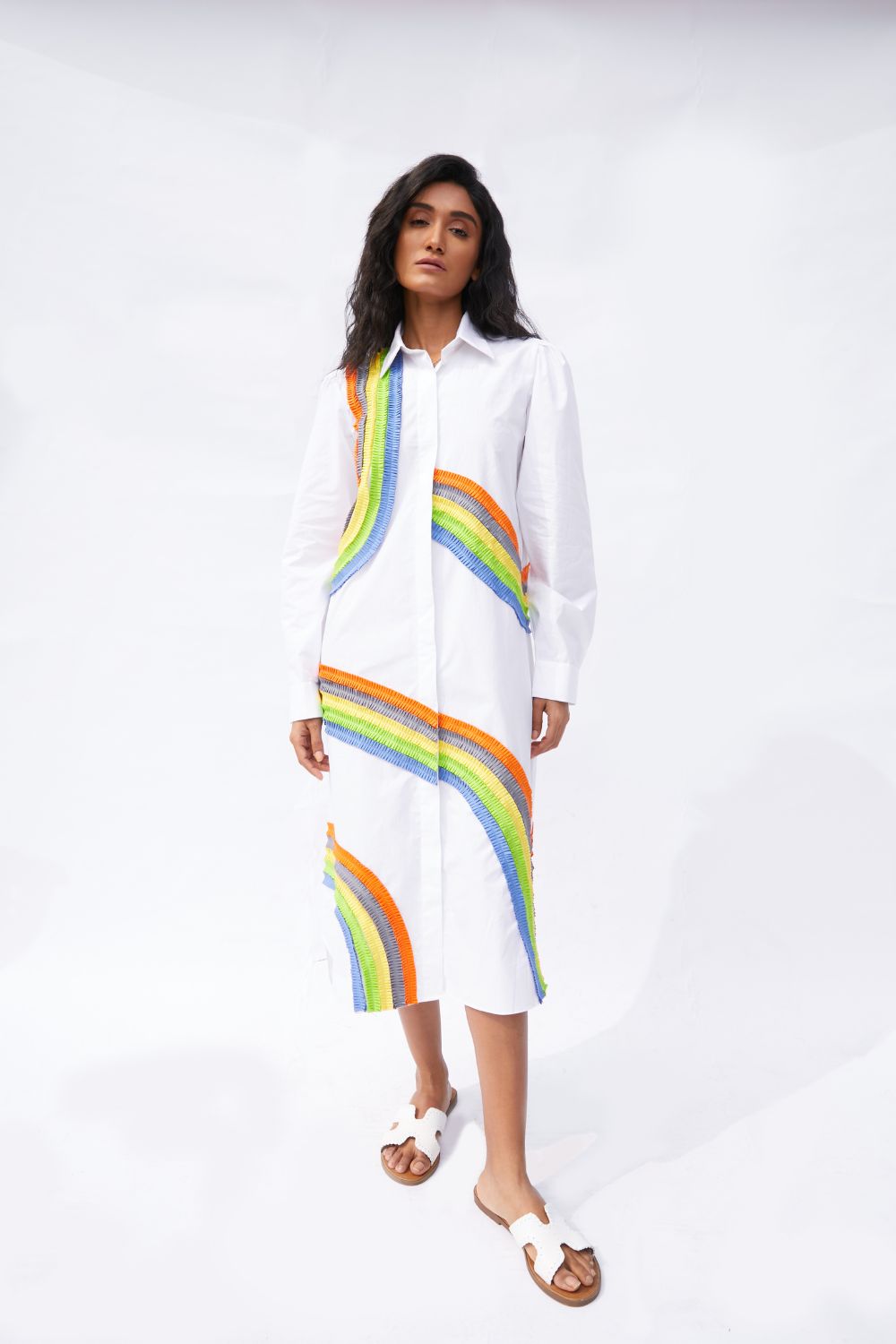 The Ivy Rainbow Long Dress