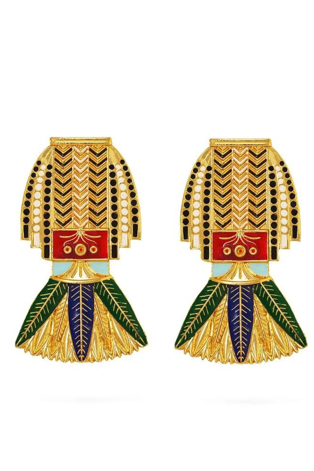 Cleopatra Earrings (Green)