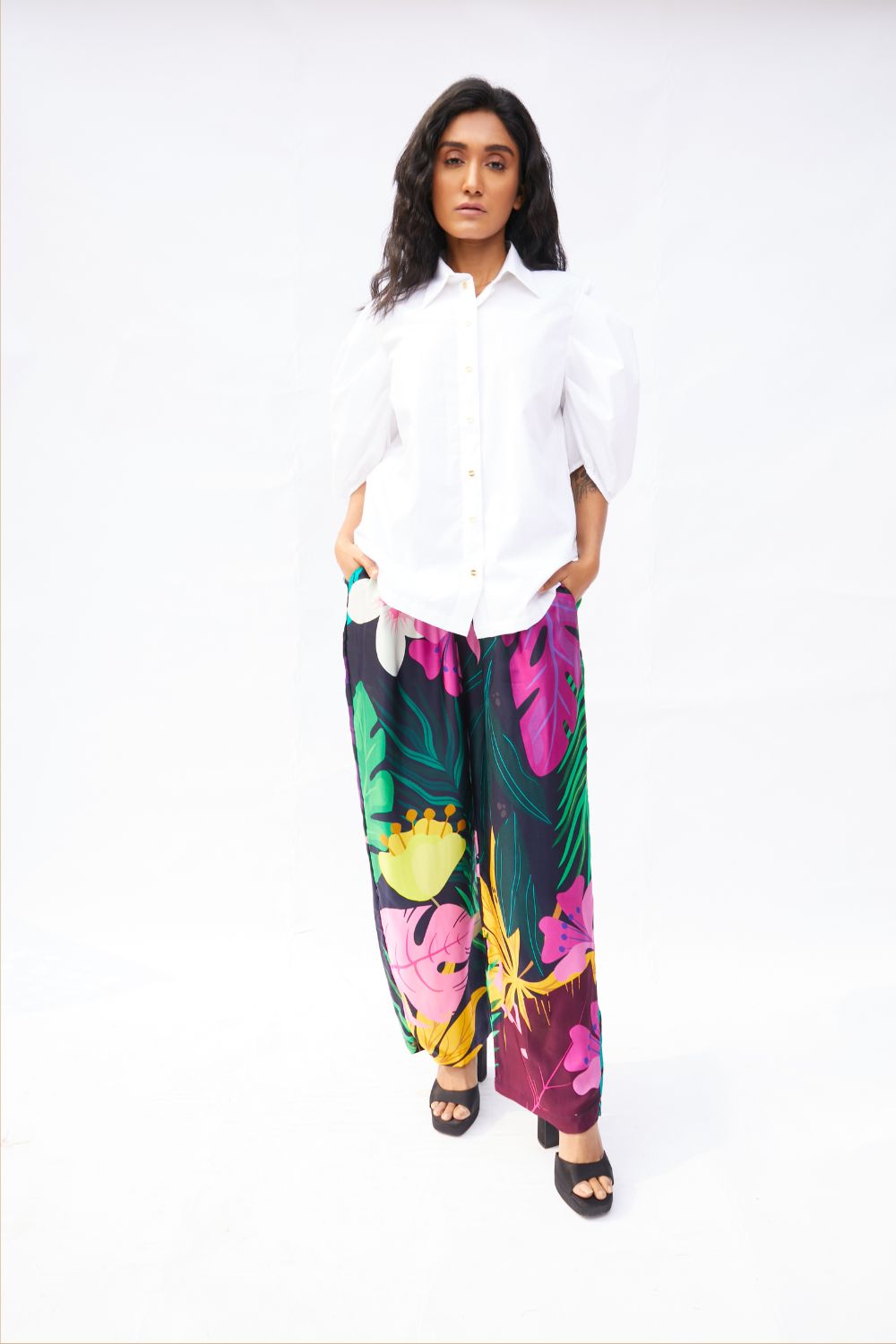 The Tropical Night Straight Bembberg Pants
