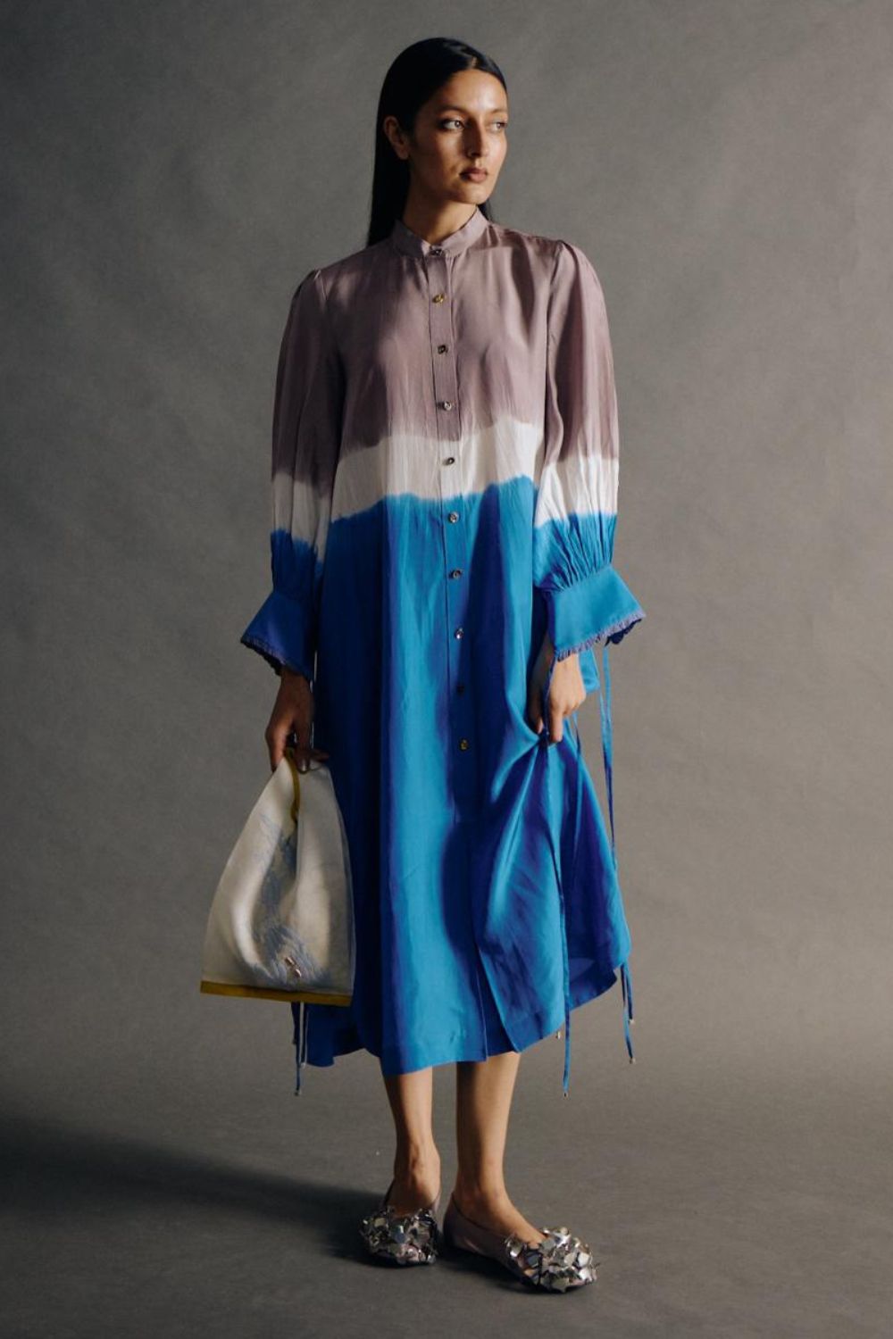 Twin Stained Shirt Dress