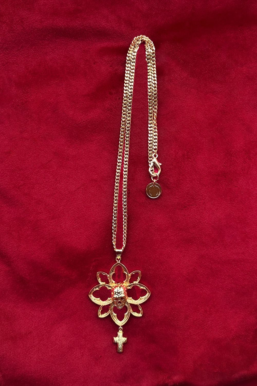 Floral Skull necklace