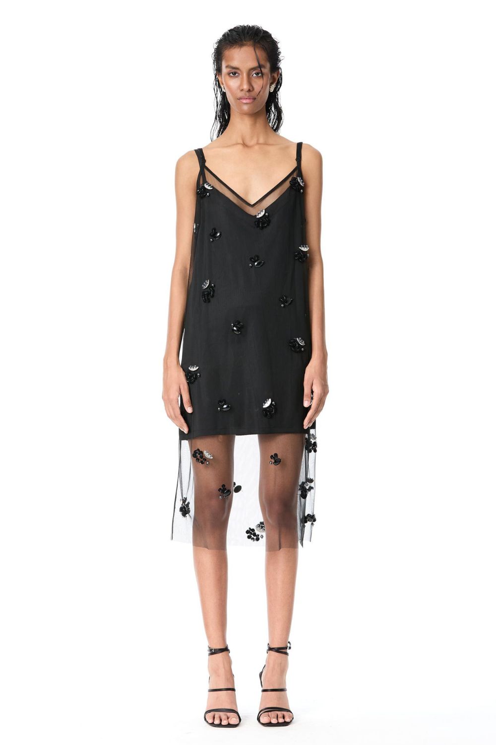 'LYSITHEA' Embellished Dress