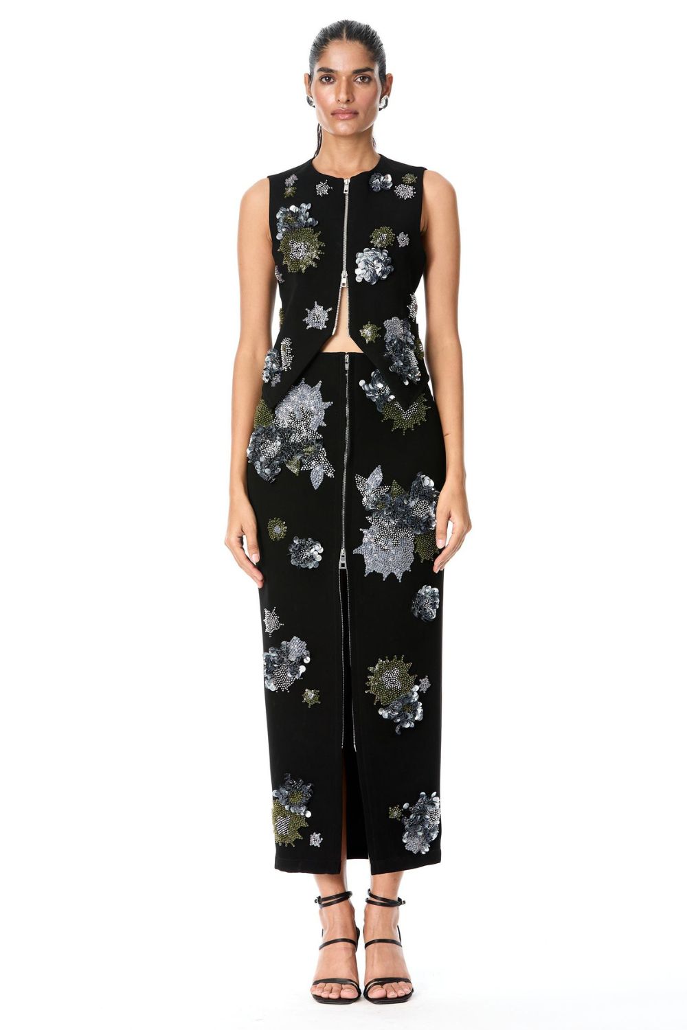 'ZINNIA' Embellished Skirt