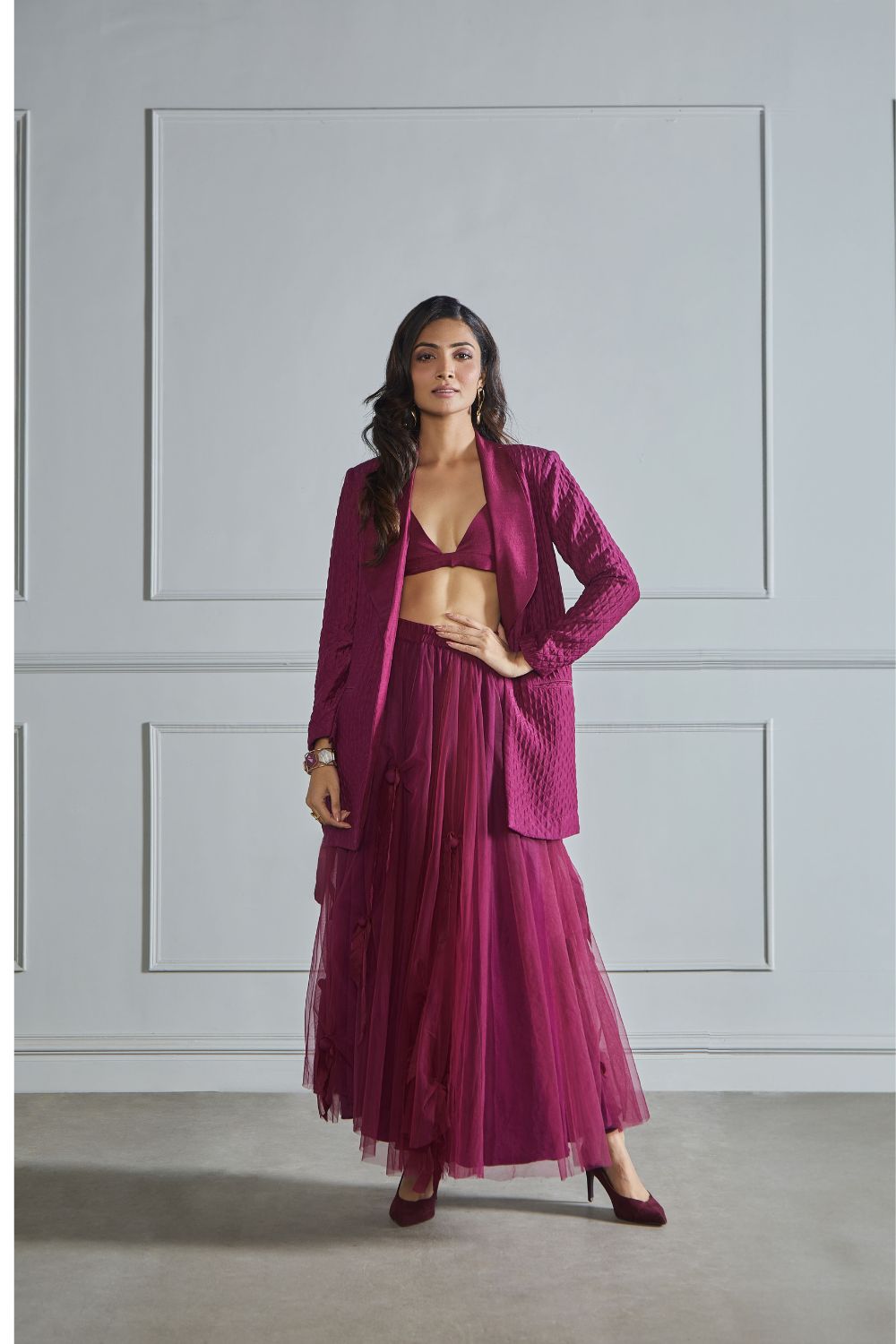 MANSI Blazor with Tulle Skirt