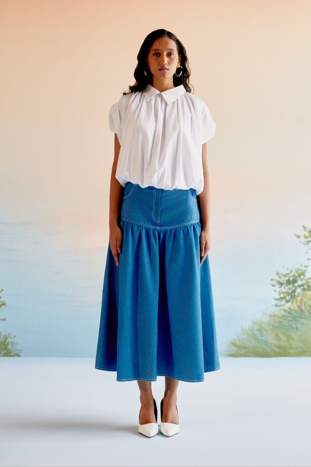 Echo Denim Skirt