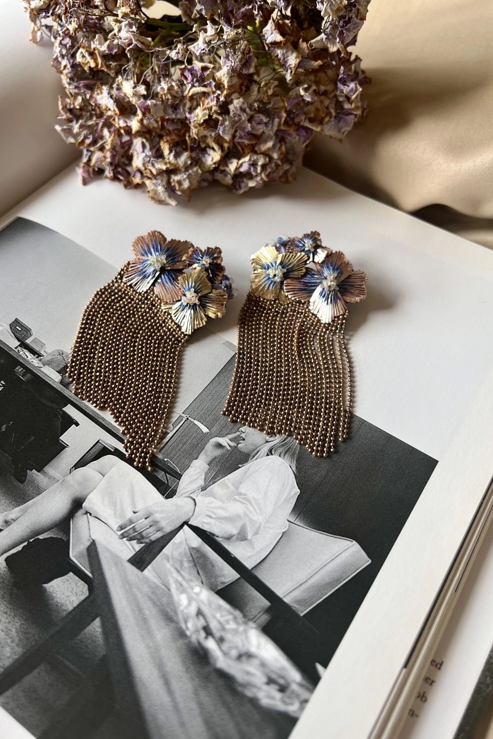 Hydrangea Midi Trio Shimmy Earring