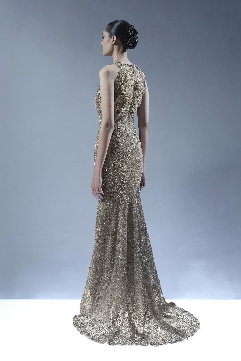 Starlight Symphony Gown - Antique Gold