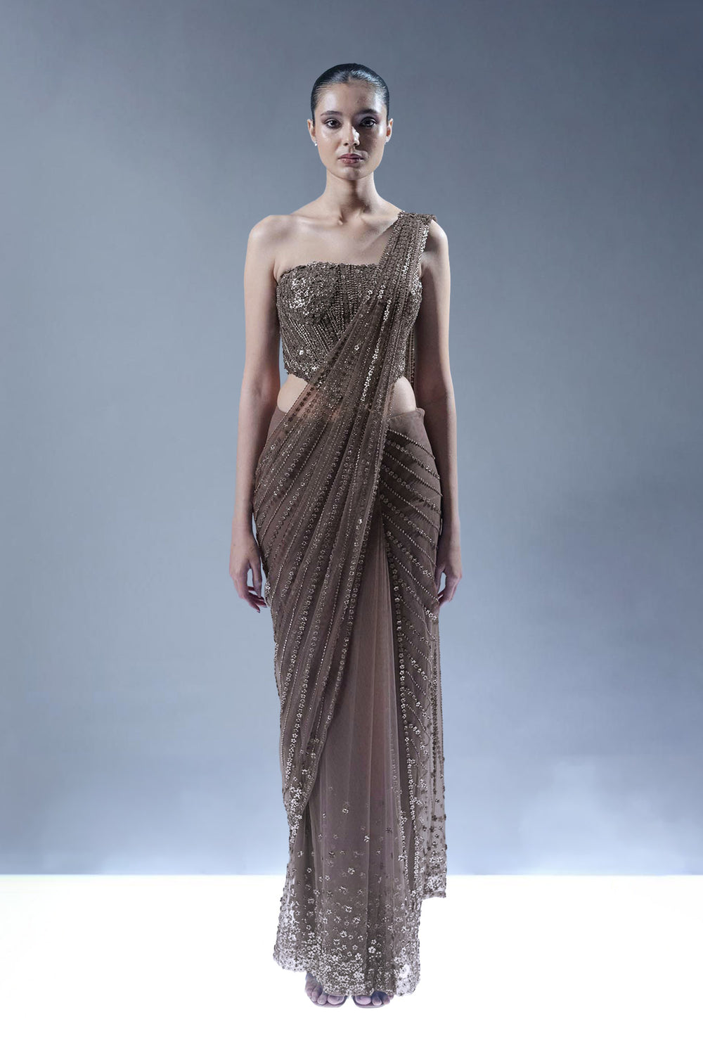 Radiance Linear Drape Saree