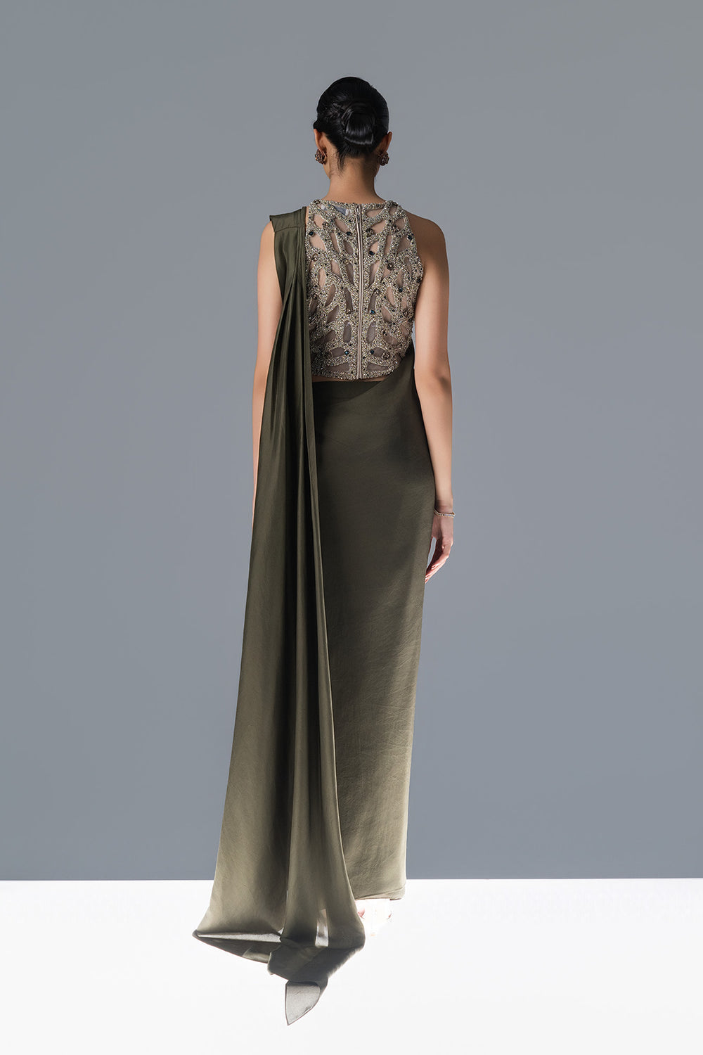Fern Light Sari