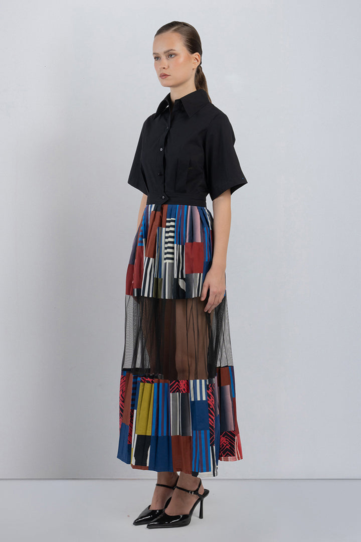 Bloc Mosaic Dress