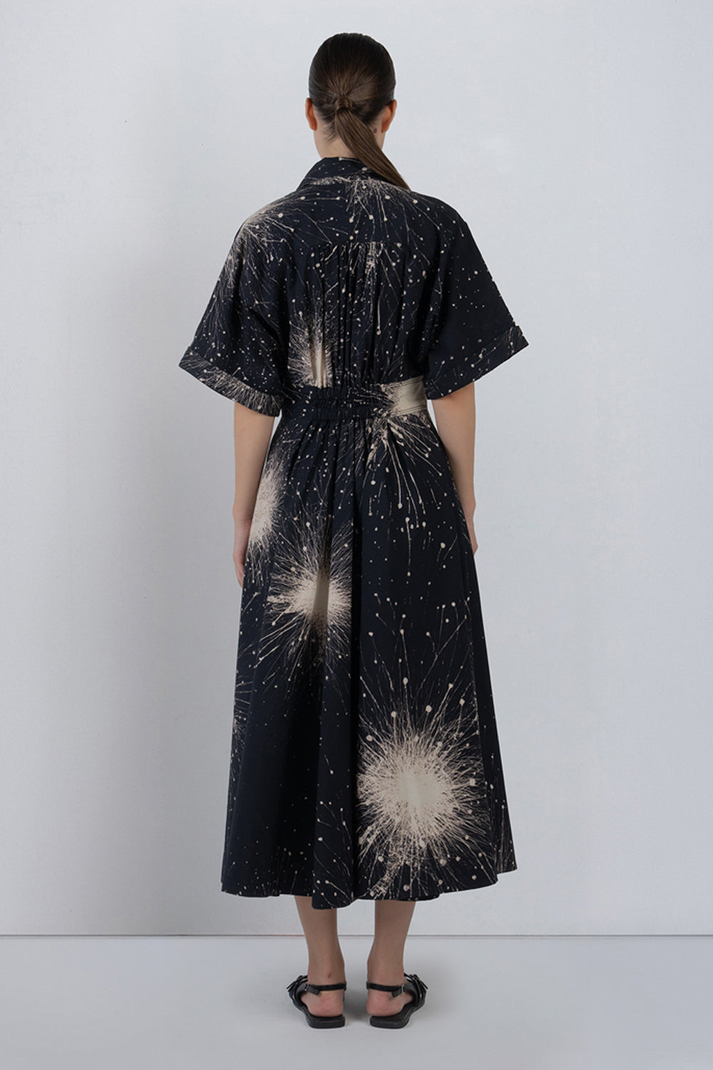 Sun Dress in Splatter Print