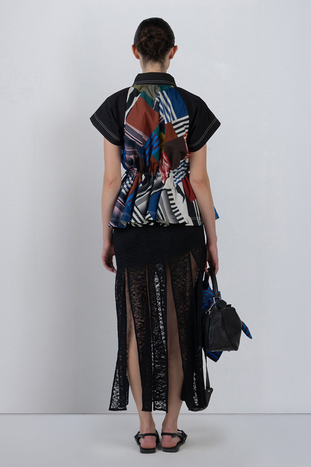 Patchwork Parka Top