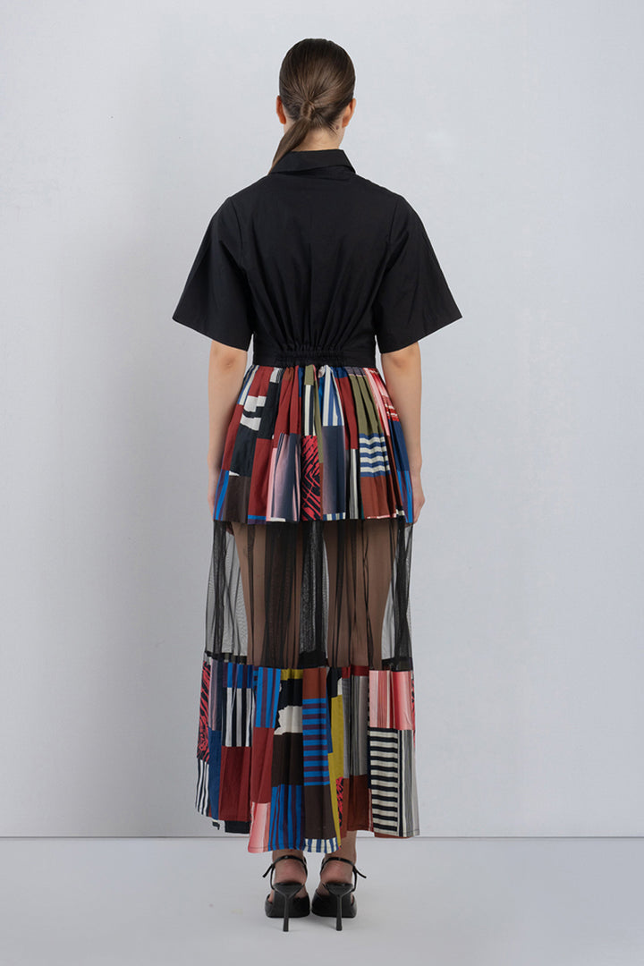 Bloc Mosaic Dress