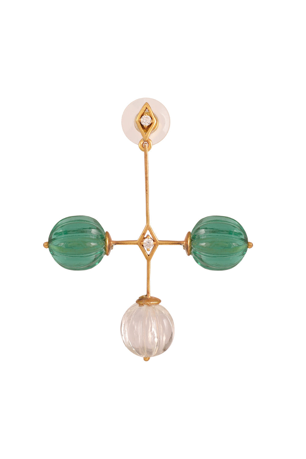 Green Melon Earrings