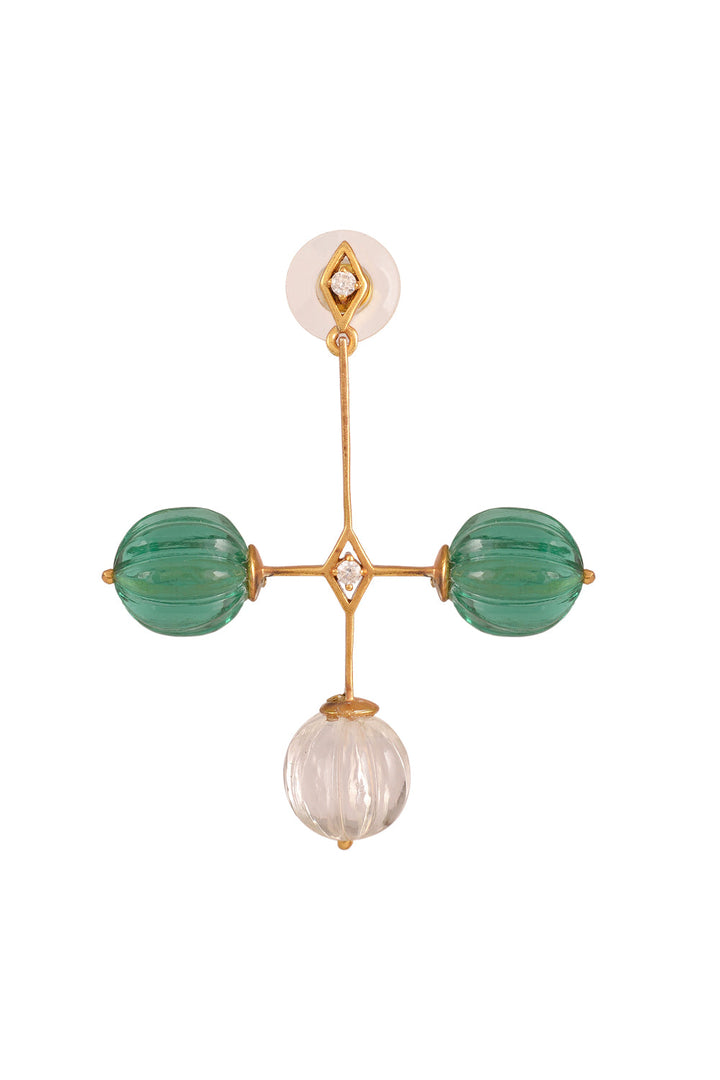 Green Melon Earrings