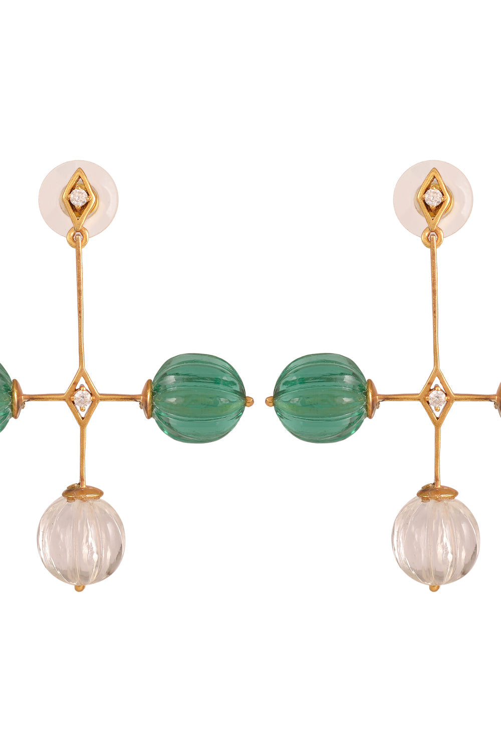 Green Melon Earrings