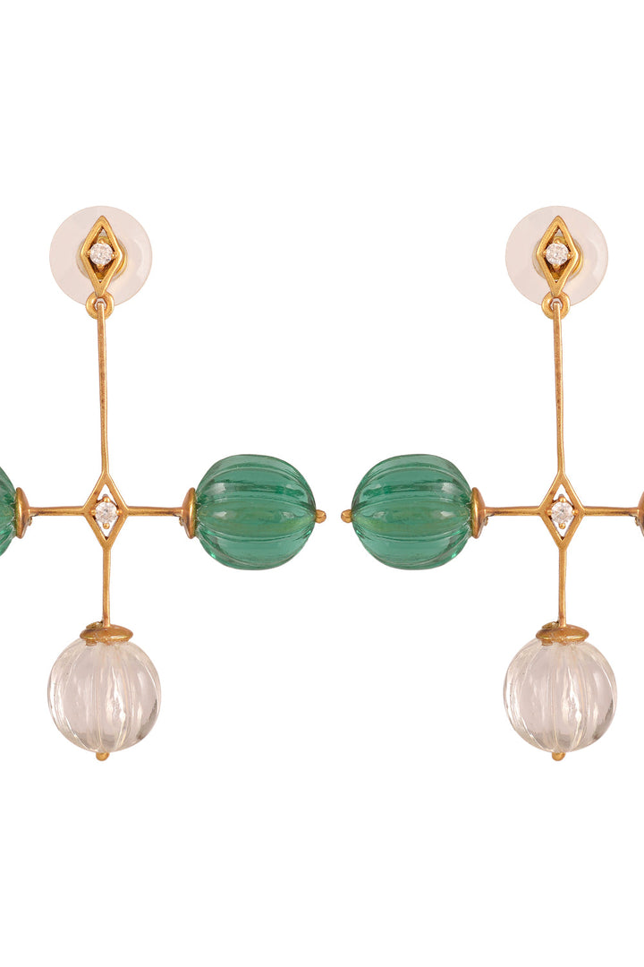 Green Melon Earrings