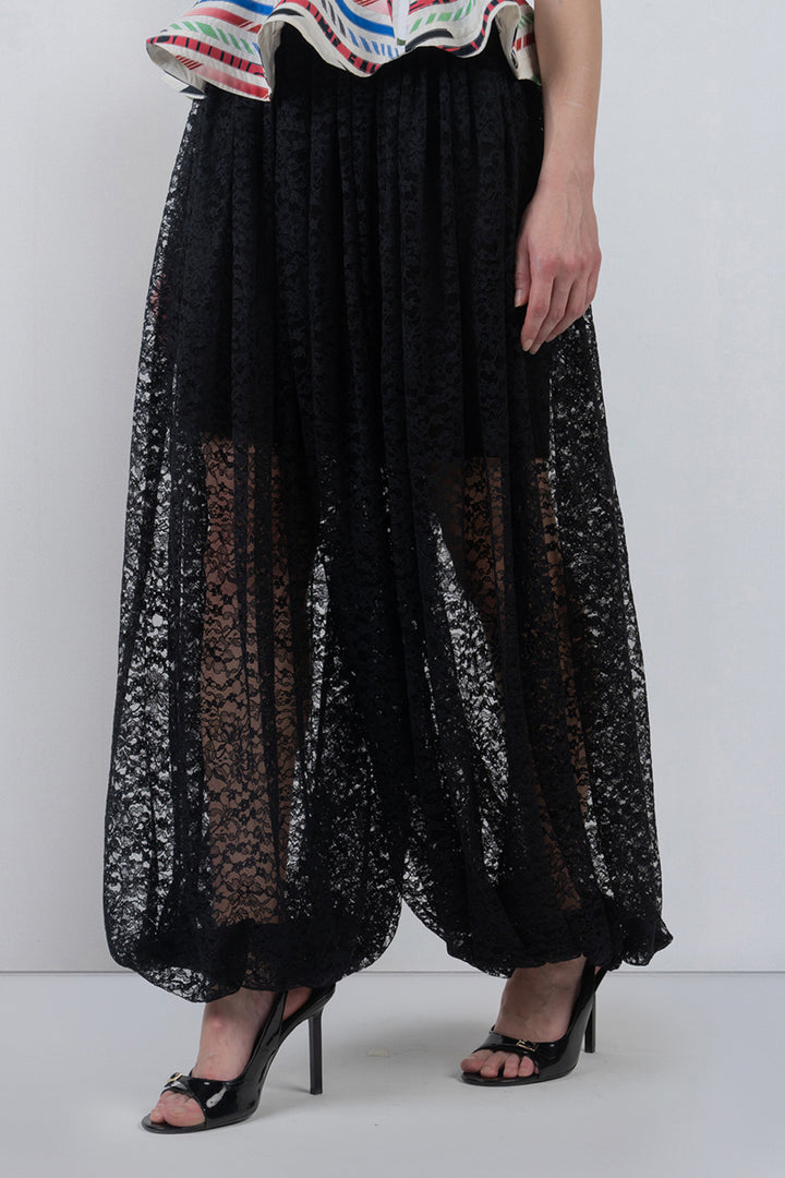 Lace Balloon Pants