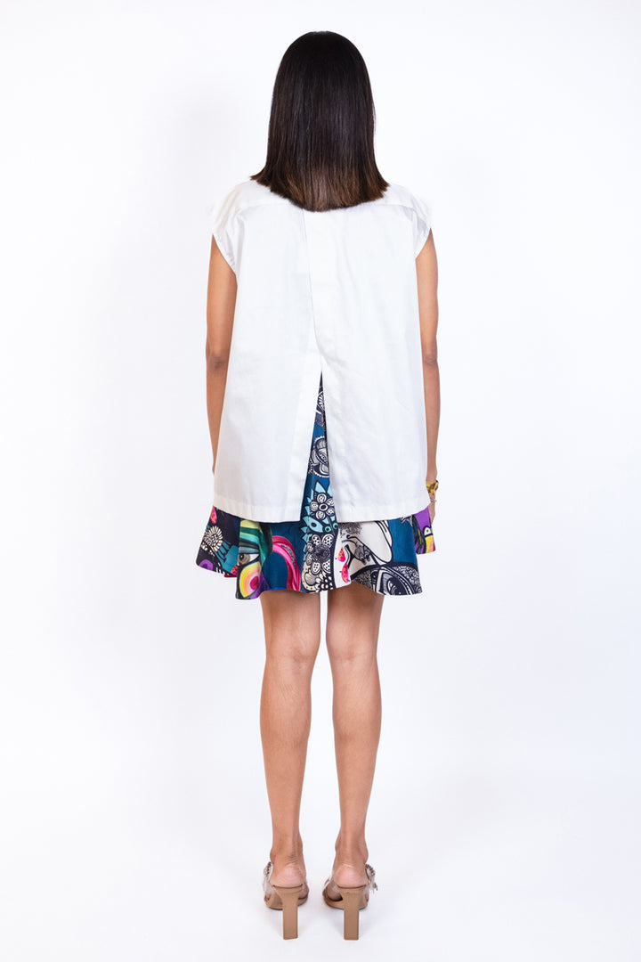 Sleeveless Peplem Top