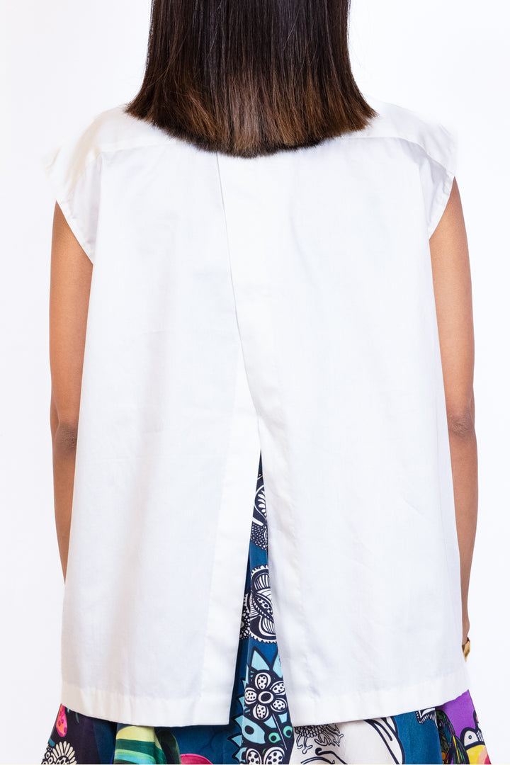 Sleeveless Peplem Top