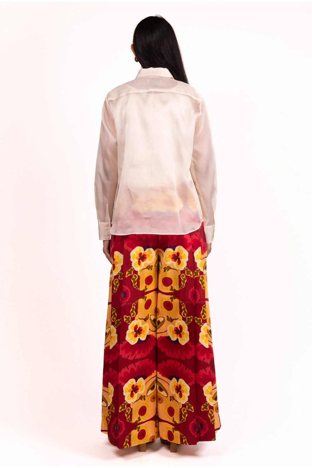 Foliage Patch two Embroidered Shirt