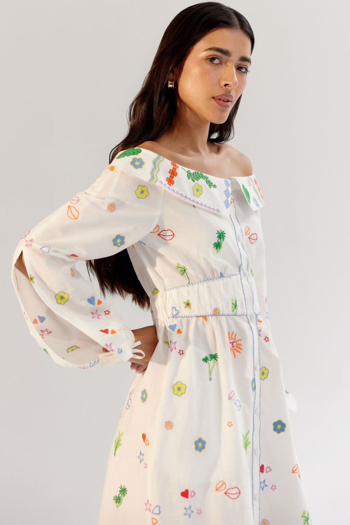 Sage Midi - White