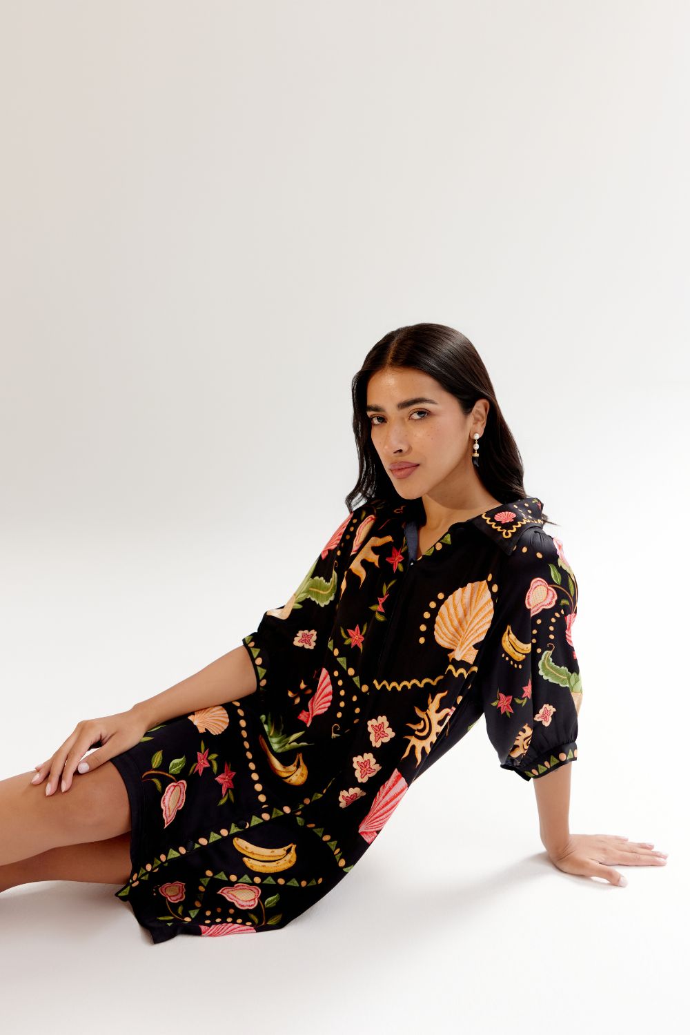 Rosa Mini - Seashell (Black)