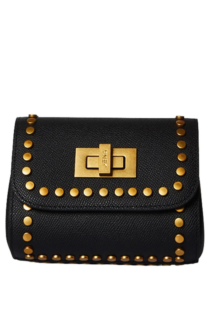 Black Mini Studded Crossbody Bag