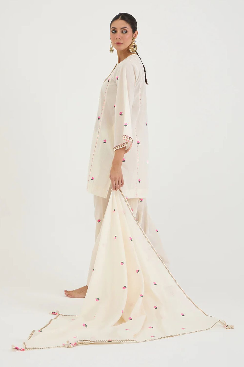 Lotus Dupatta