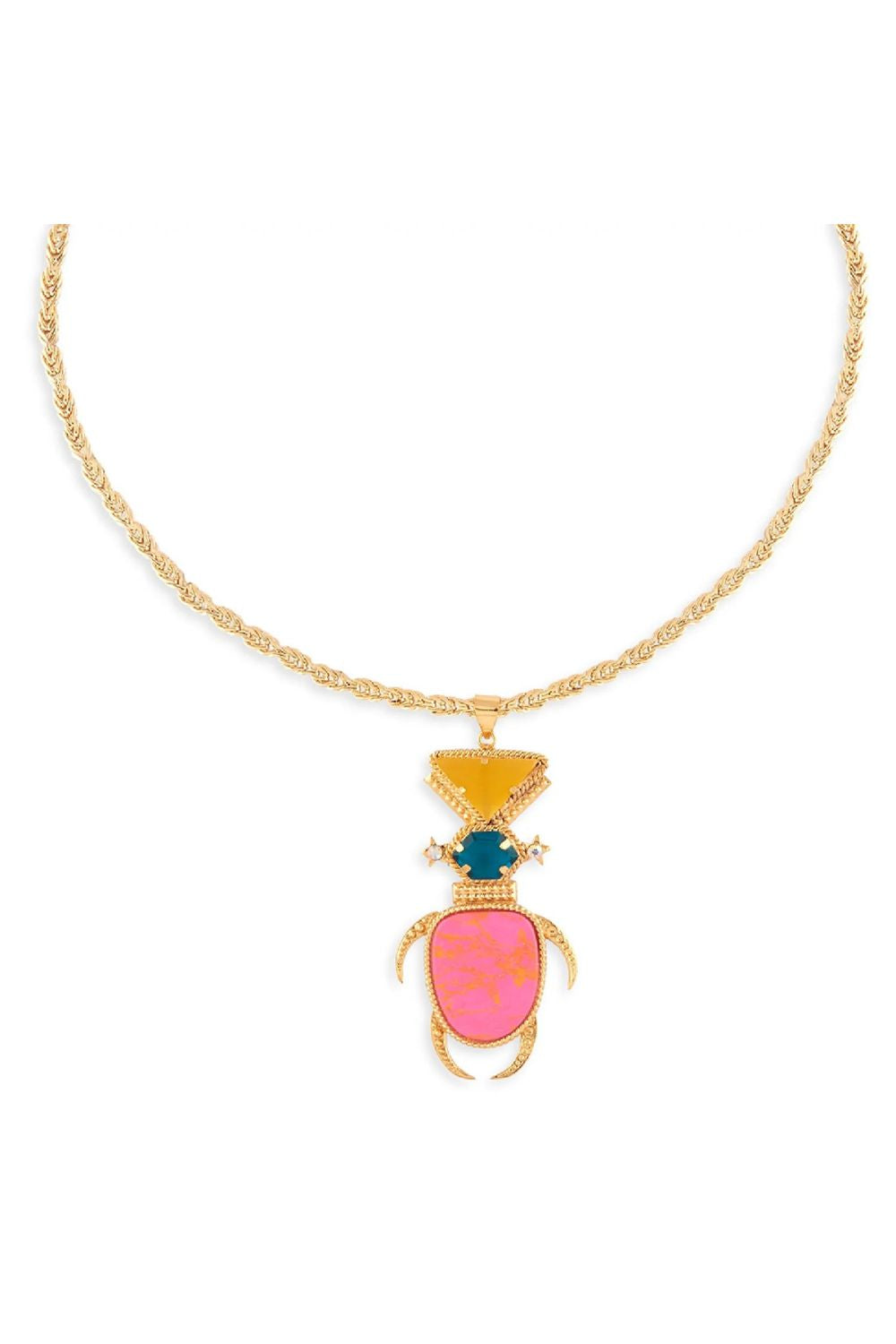 Space Bug Necklace (Pink)