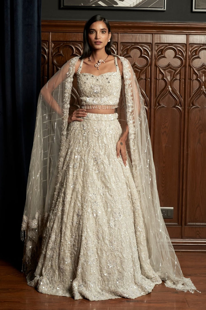 Grey Lehenga Set