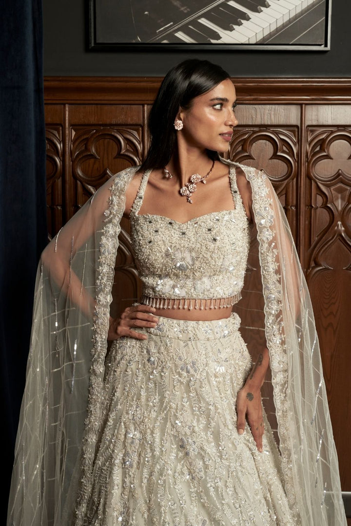 Grey Lehenga Set