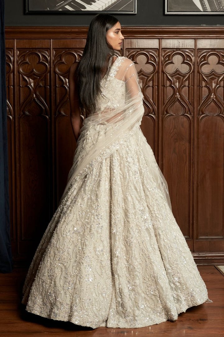 Grey Lehenga Set
