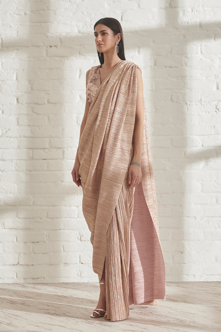 Metallic 2.0 Sari with AP Blouse