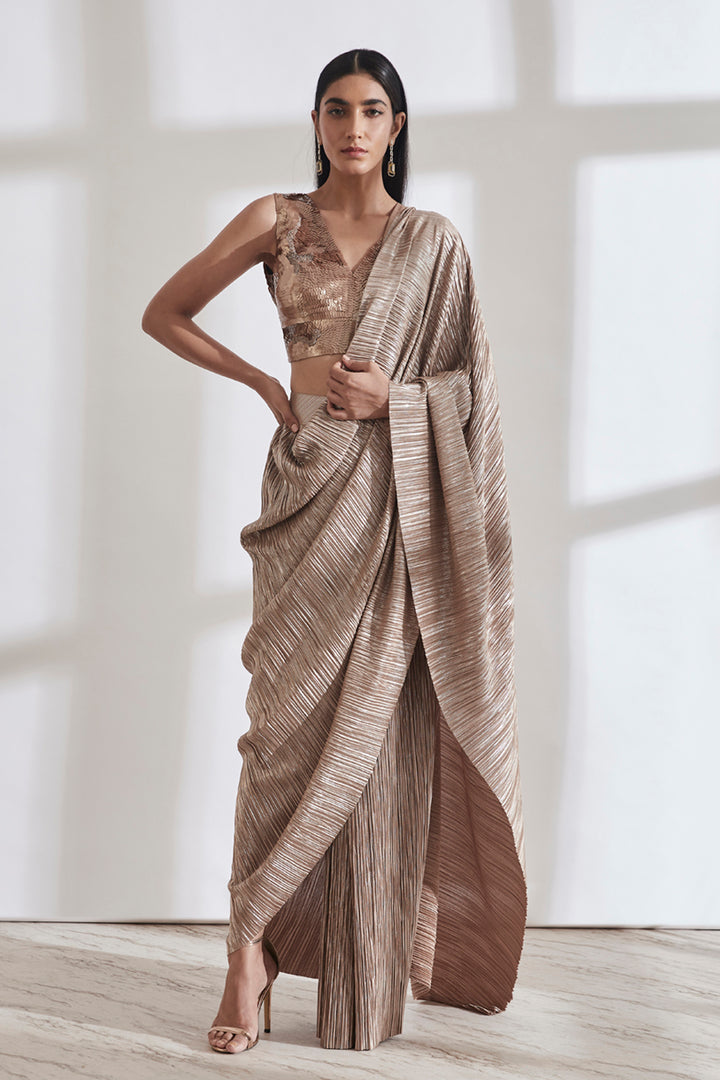 Metallic 2.0 Sari with Milkyway Nikki Blouse